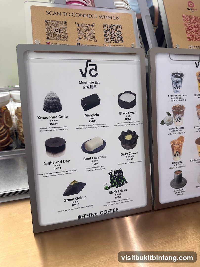 OFFFFive COFFEE Must-try list