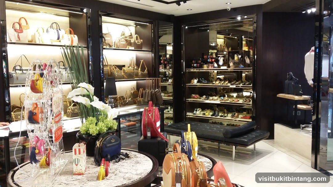 Luxury Handbag and Shoe Store Interior