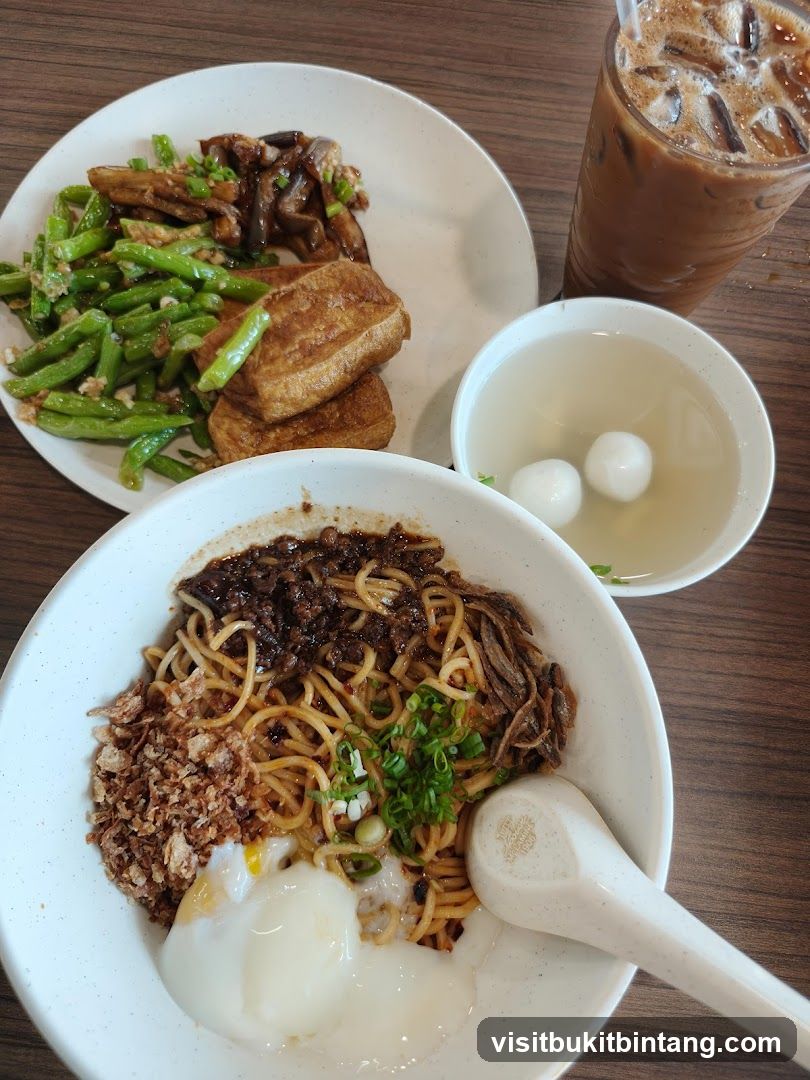 Noodles with Toppings and Side Dishes
