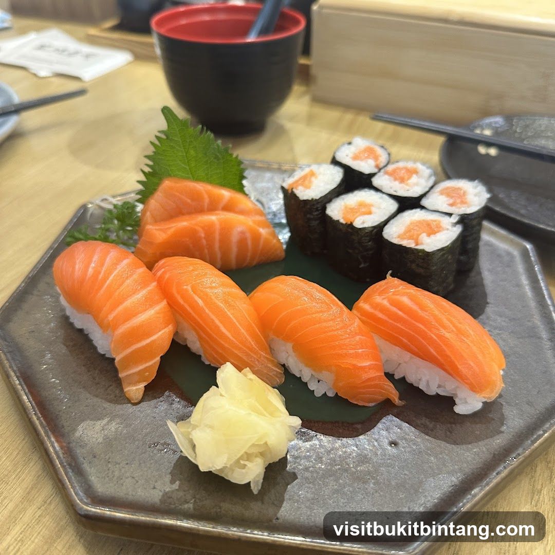 Salmon Sushi Platter