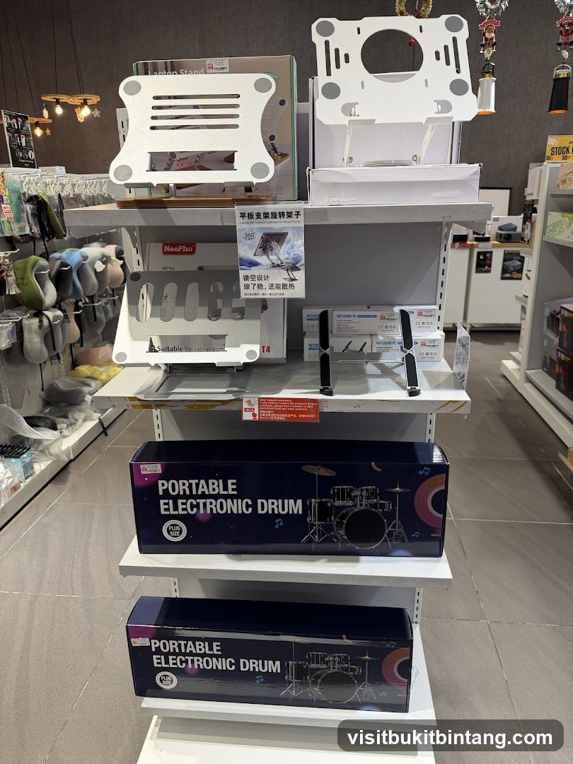 Electronic Drum Sets and Laptop Stands