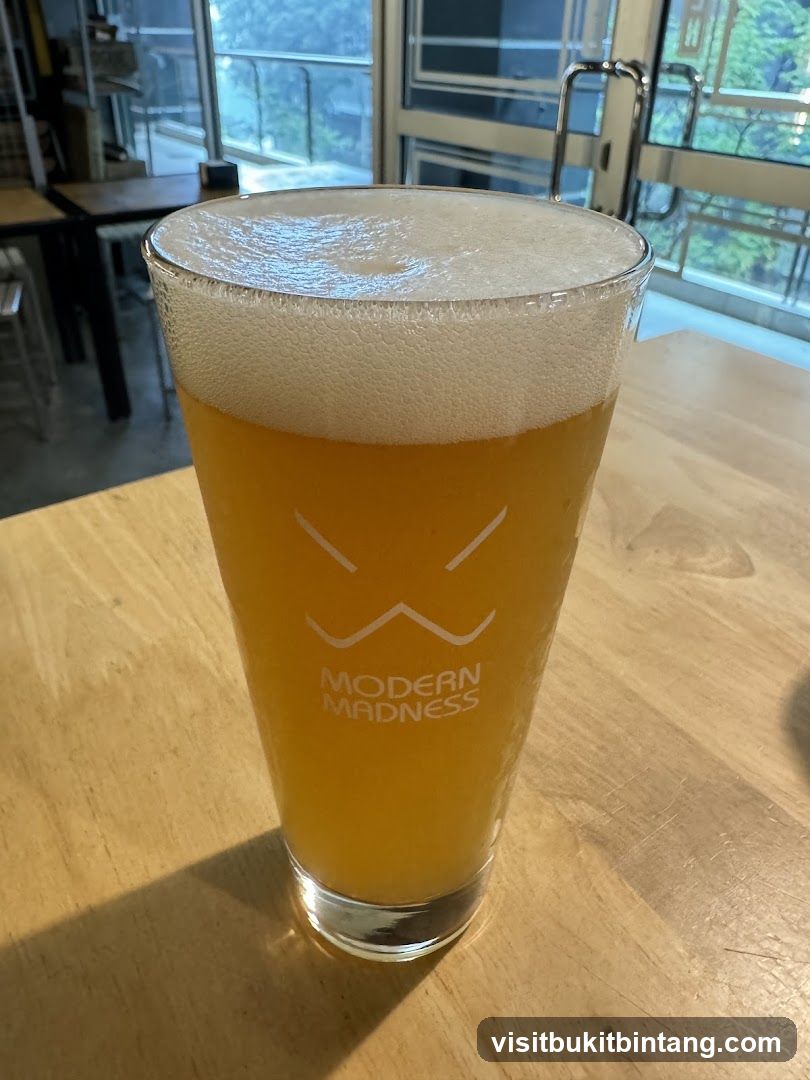 Beer with logo