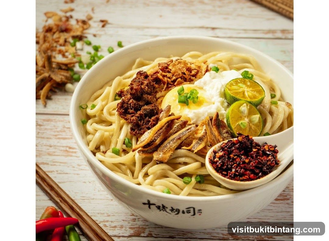 Noodle Dish with Anchovies and Egg