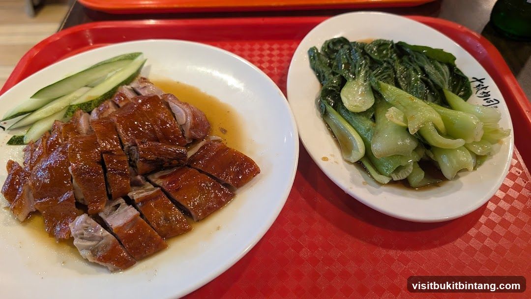 Roast Duck and Bok Choy