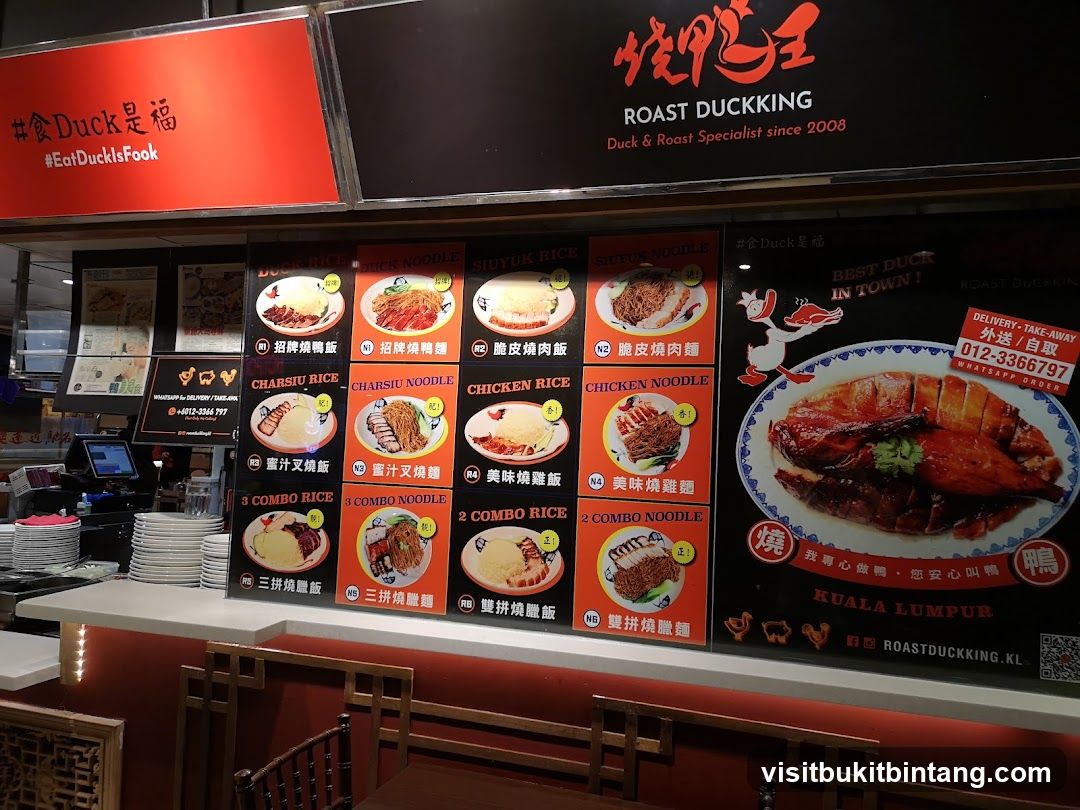 Roast Duckking Menu