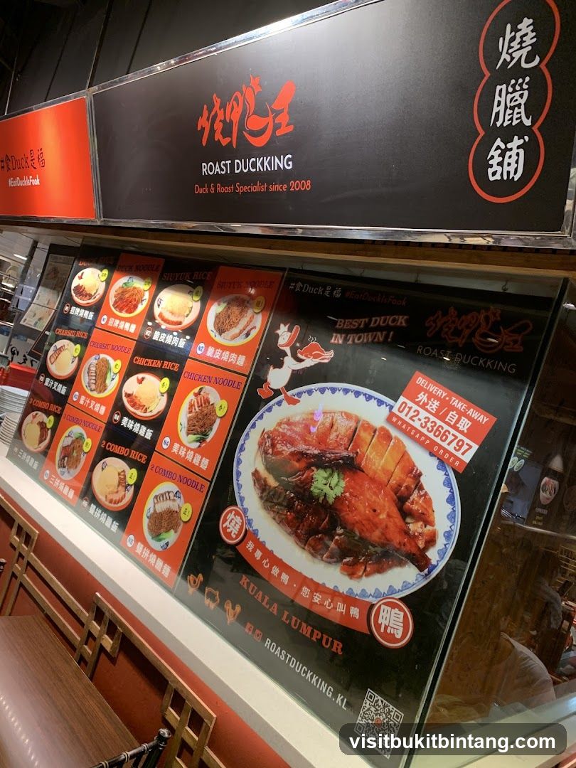 Roast Duckking Menu