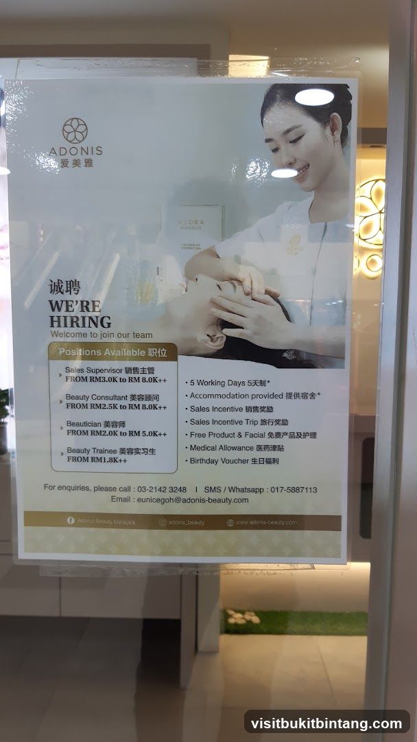 Adonis Hiring Poster