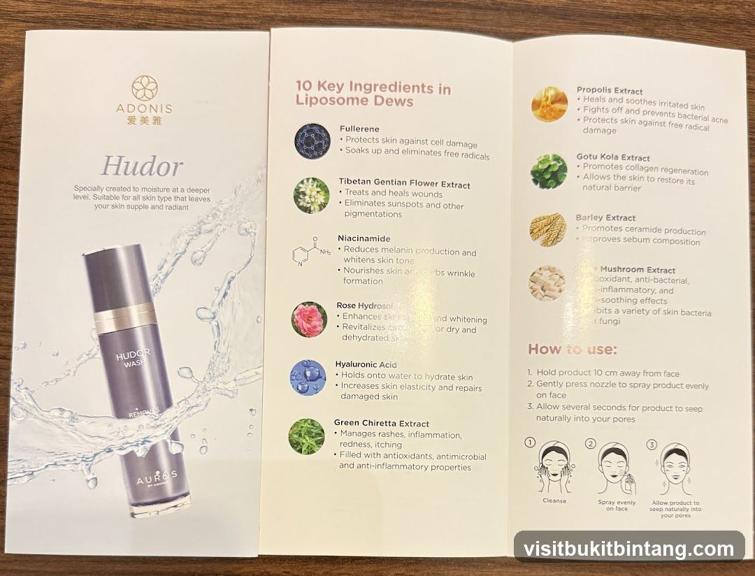 Adonis Hudor Liposome Dews Brochure