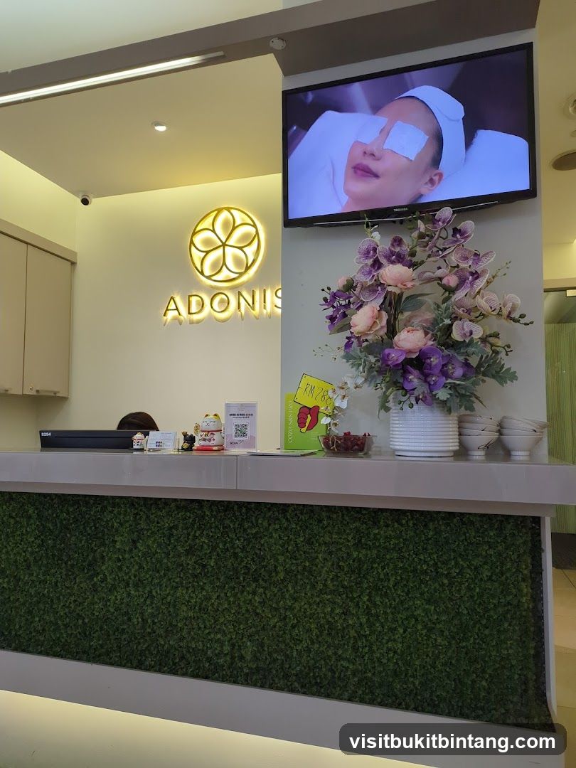 Adonis reception area