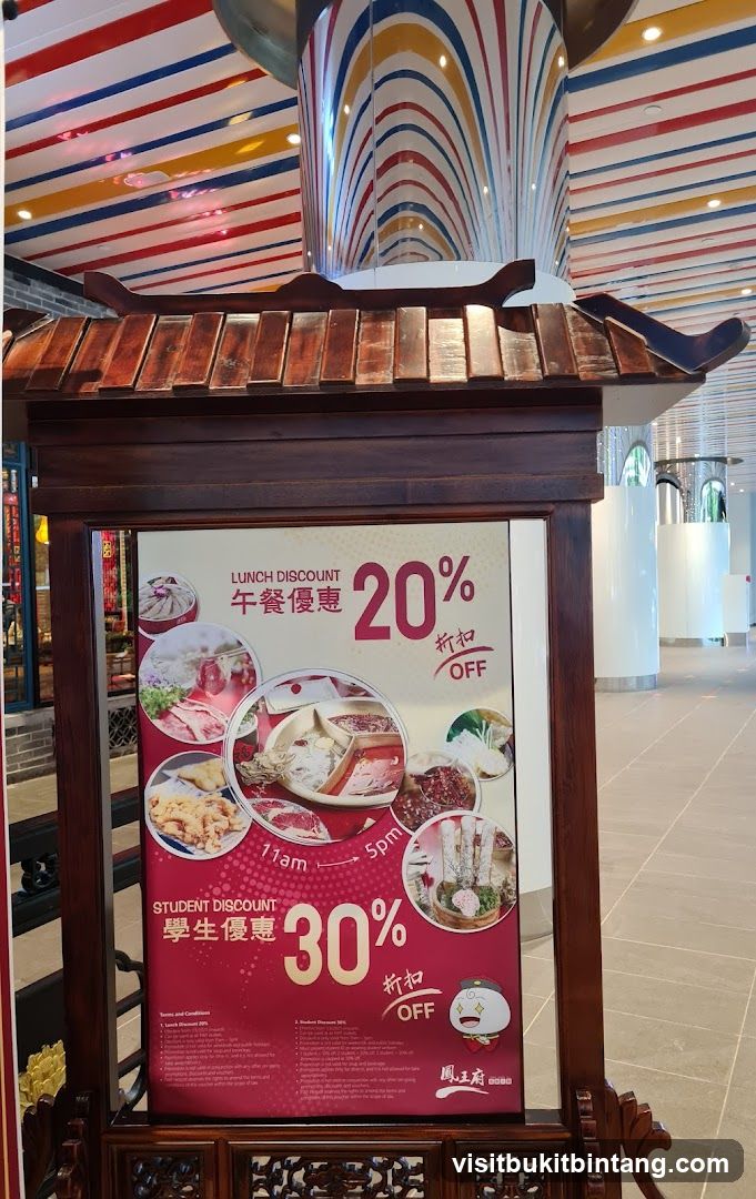 Lunch and Student Discount Poster