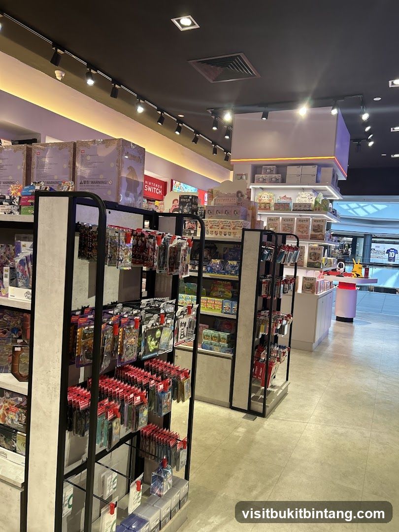 Interior of a store selling video games and accessories