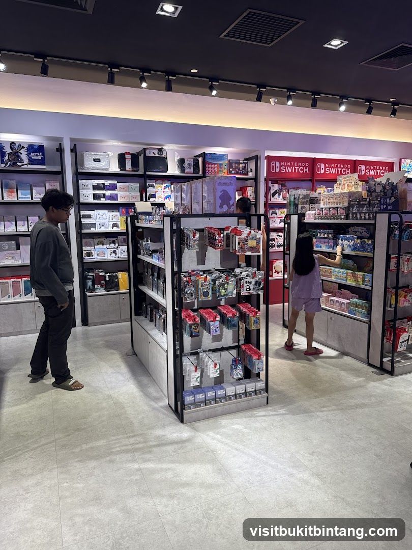 Electronics and Gaming Store Interior