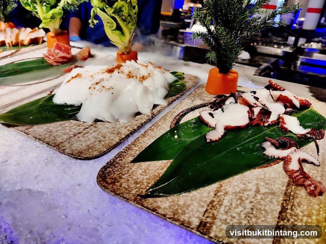 Octopus and White Dish Display