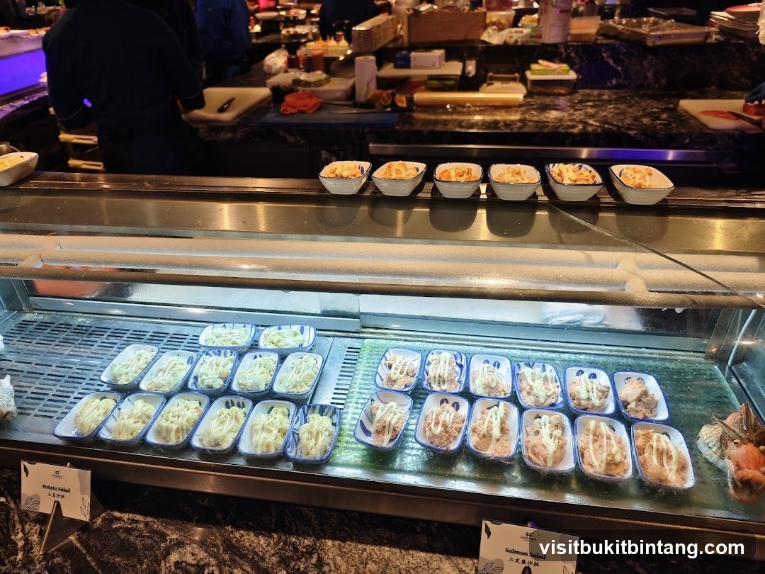 Buffet Display with Salads