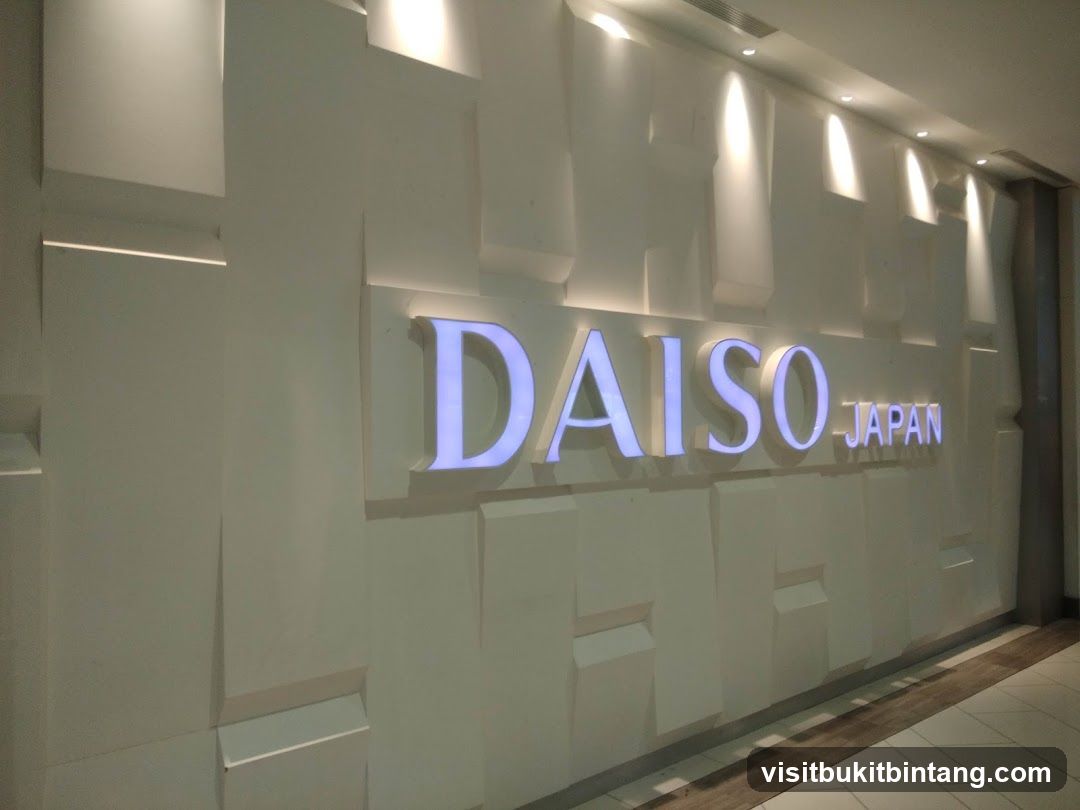 Daiso Japan Signage