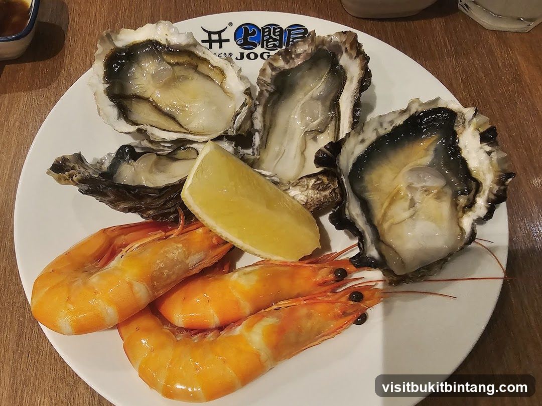 Oysters and Shrimp Platter