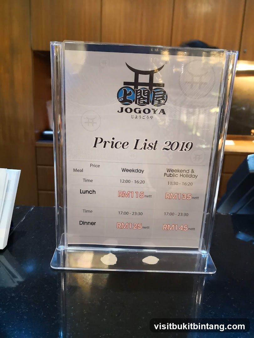 Price List 2019