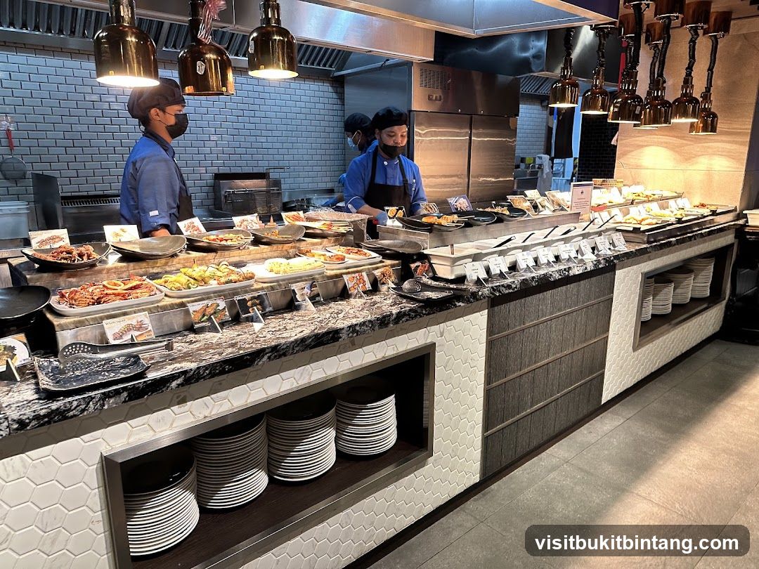 Buffet Food Display