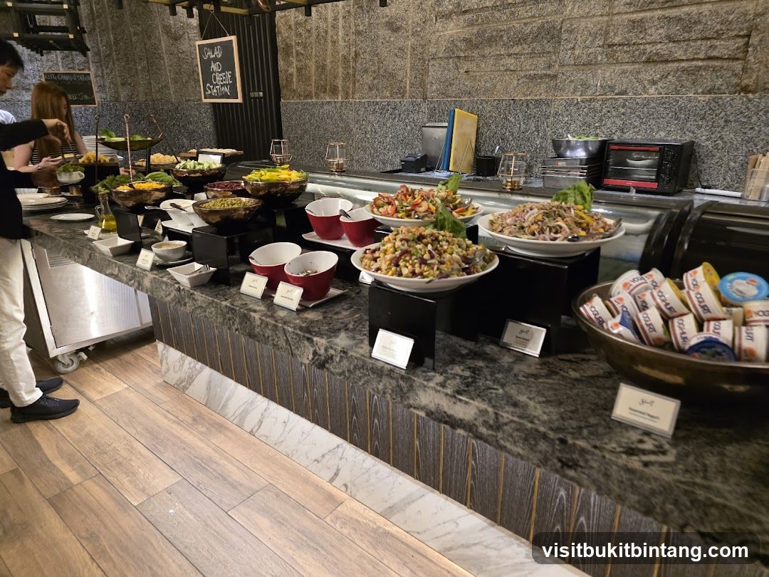 Salad and Cheese Station