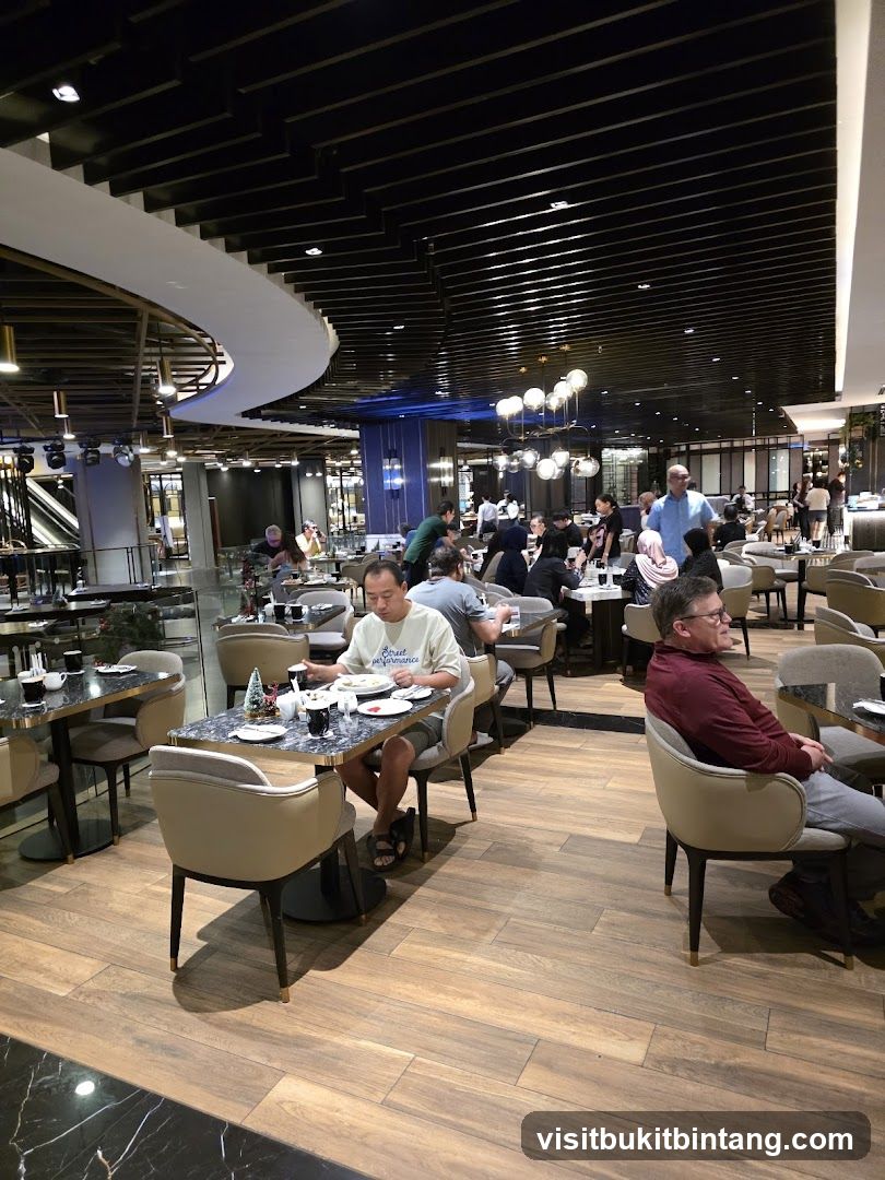 Restaurant Interior with Diners