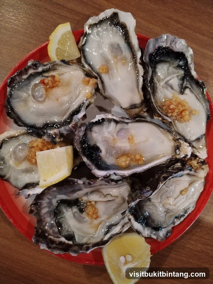 Oysters with Lemon