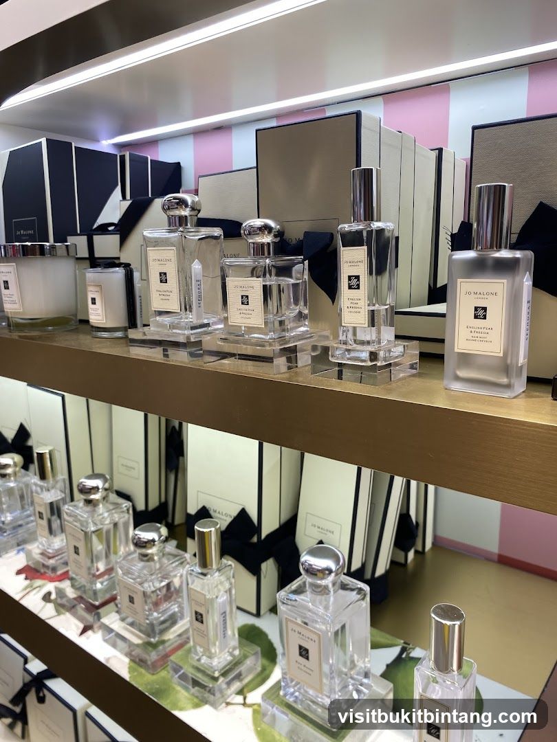 Jo Malone Perfume Display