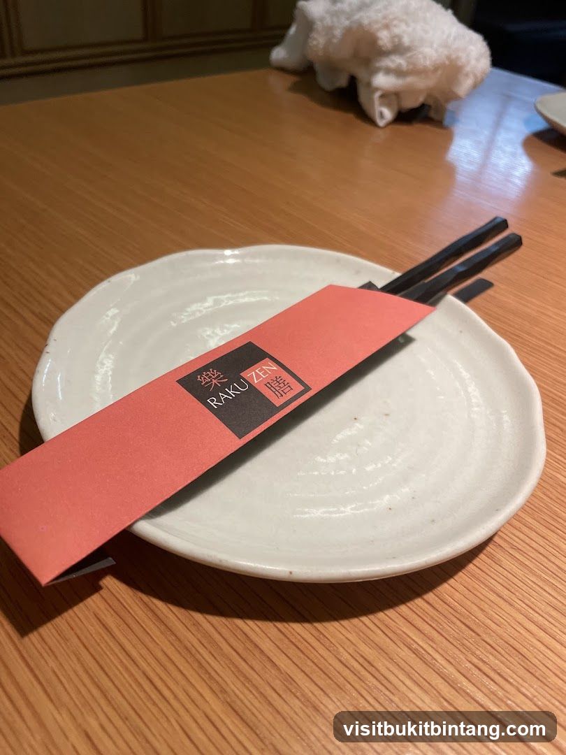 Chopsticks on a Plate