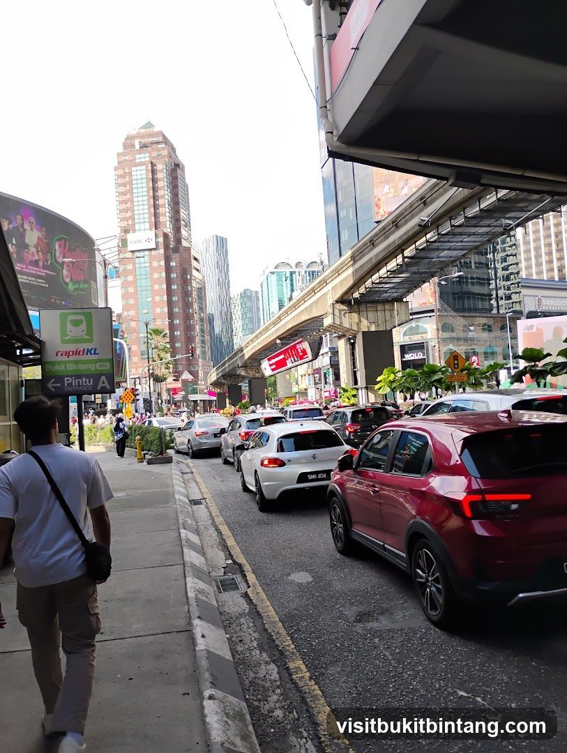 Busy City Street with Traffic