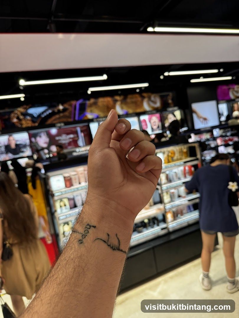 Cosmetics store interior