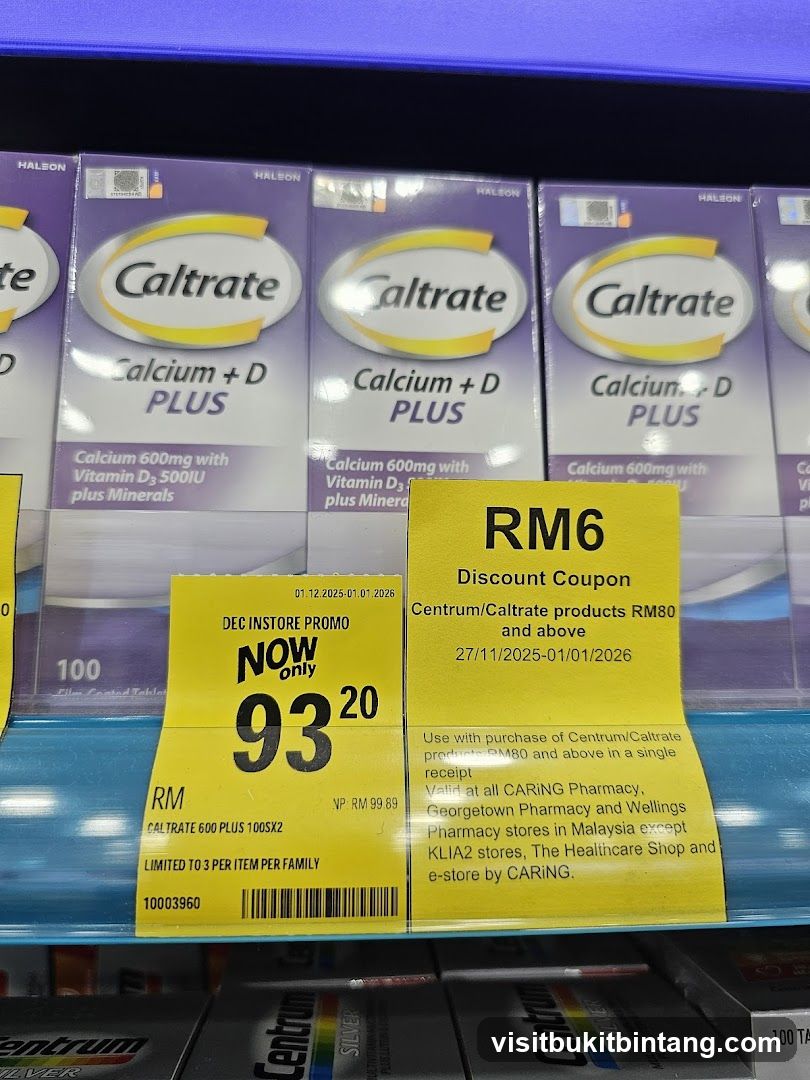 Caltrate Calcium + D Plus Promotion