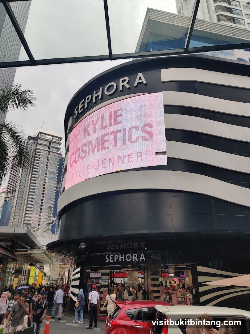 Sephora Storefront with Kylie Cosmetics Advertisement