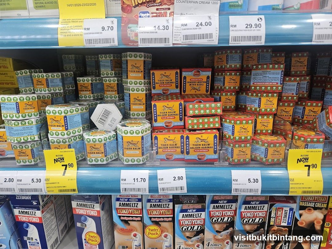 Tiger Balm and other pain relief products