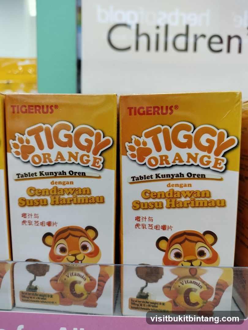 Tiggy Orange Chewable Tablets