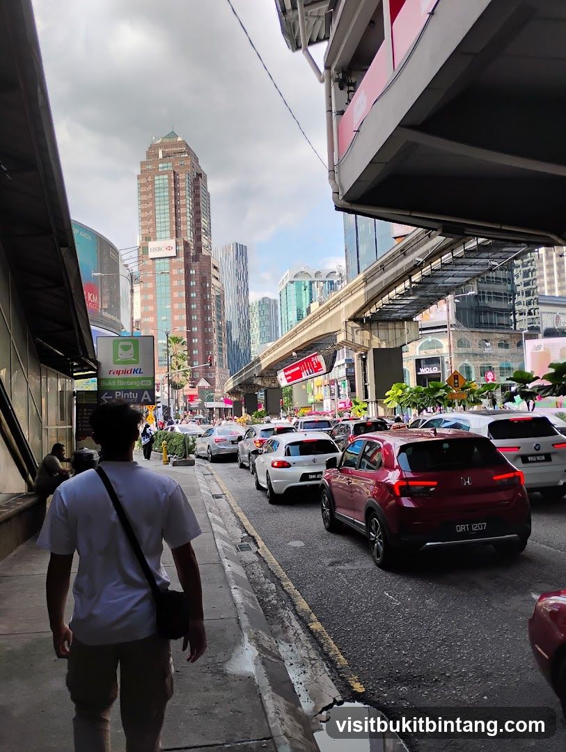 Busy City Street with Traffic