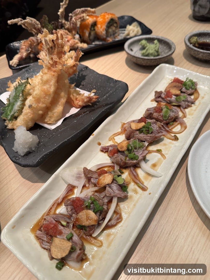 Assortment of Japanese Dishes