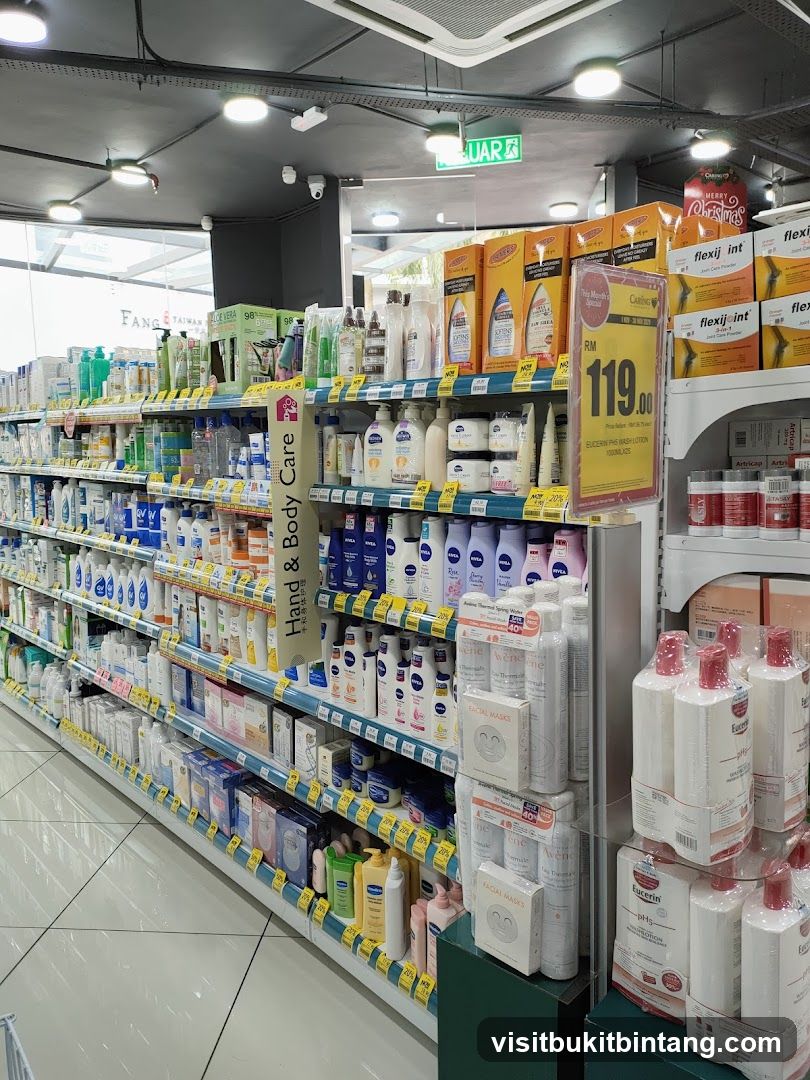 Health and Beauty Products Aisle