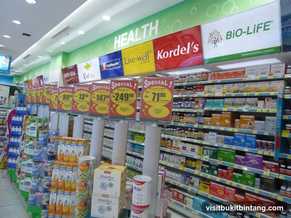 Health and Wellness Products Display