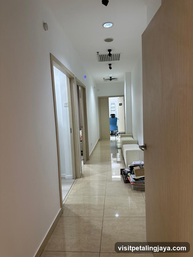 Interior Hallway with Seating Area