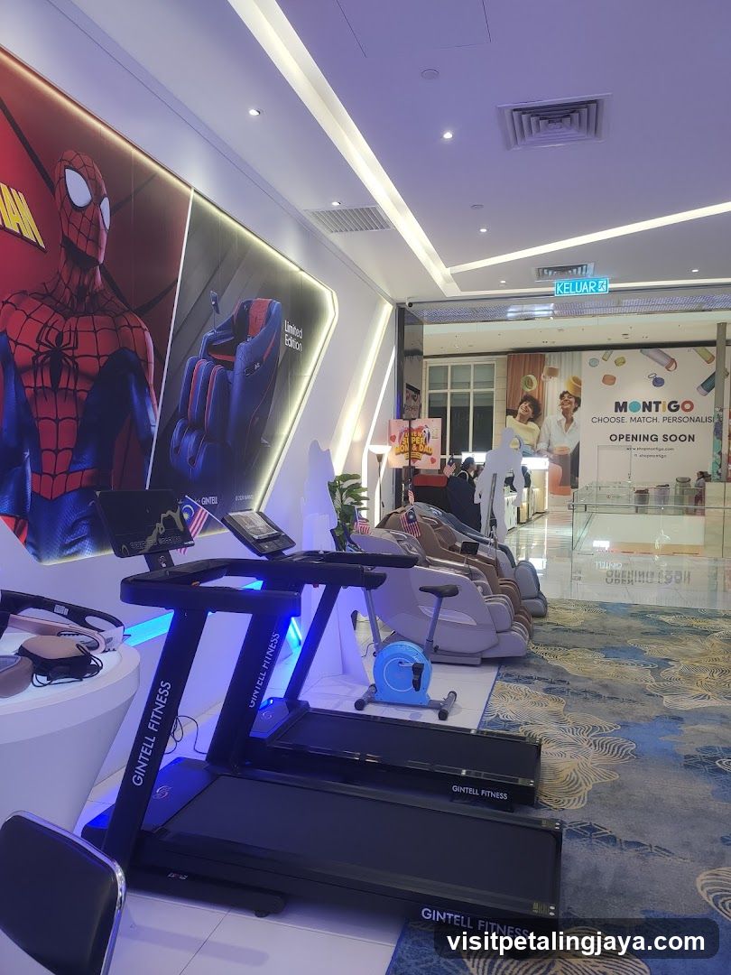 Ginell Fitness Equipment Display
