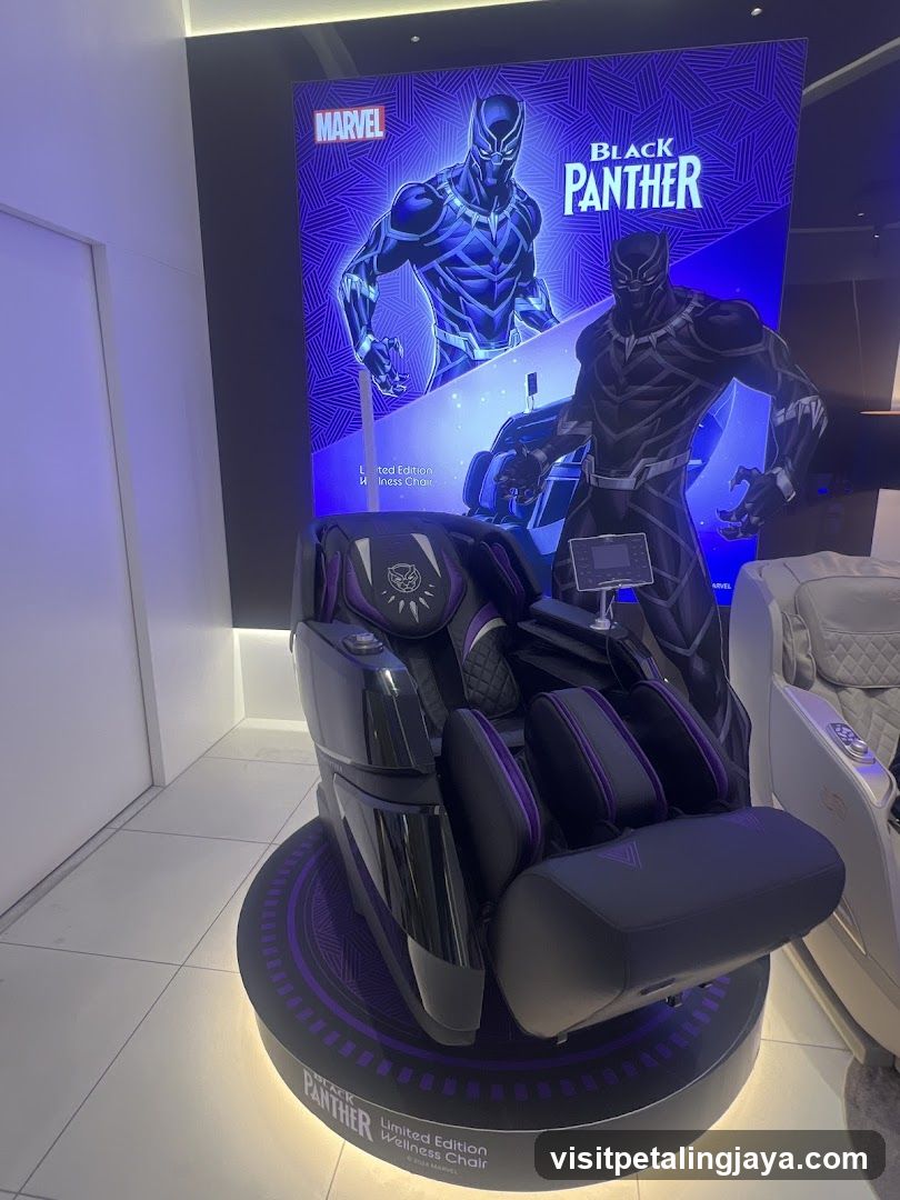 Black Panther Limited Edition Massage Chair Display