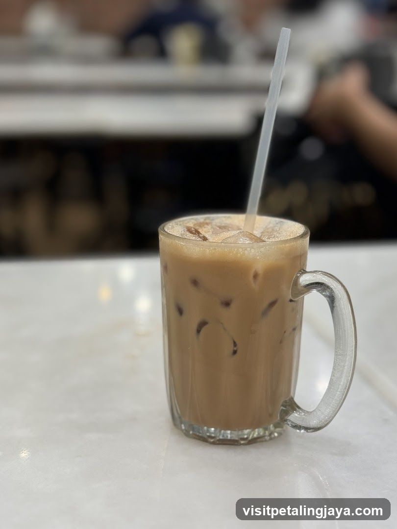 Iced Coffee in Glass Mug