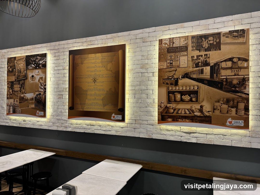 Daily Bakery Interior Wall Display
