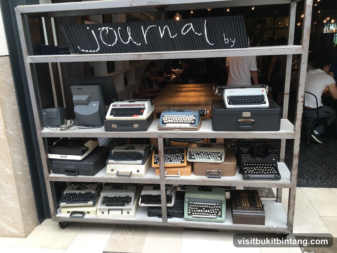 Typewriters on Display