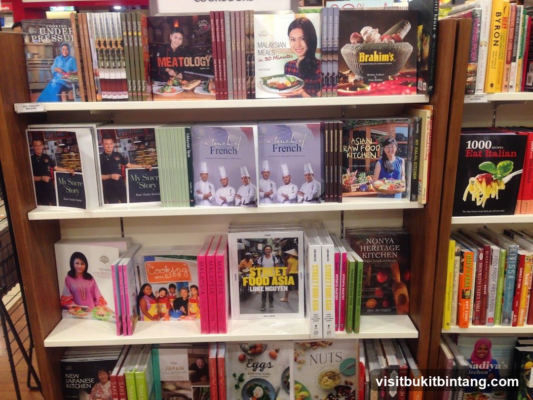 Cookbooks on Shelves