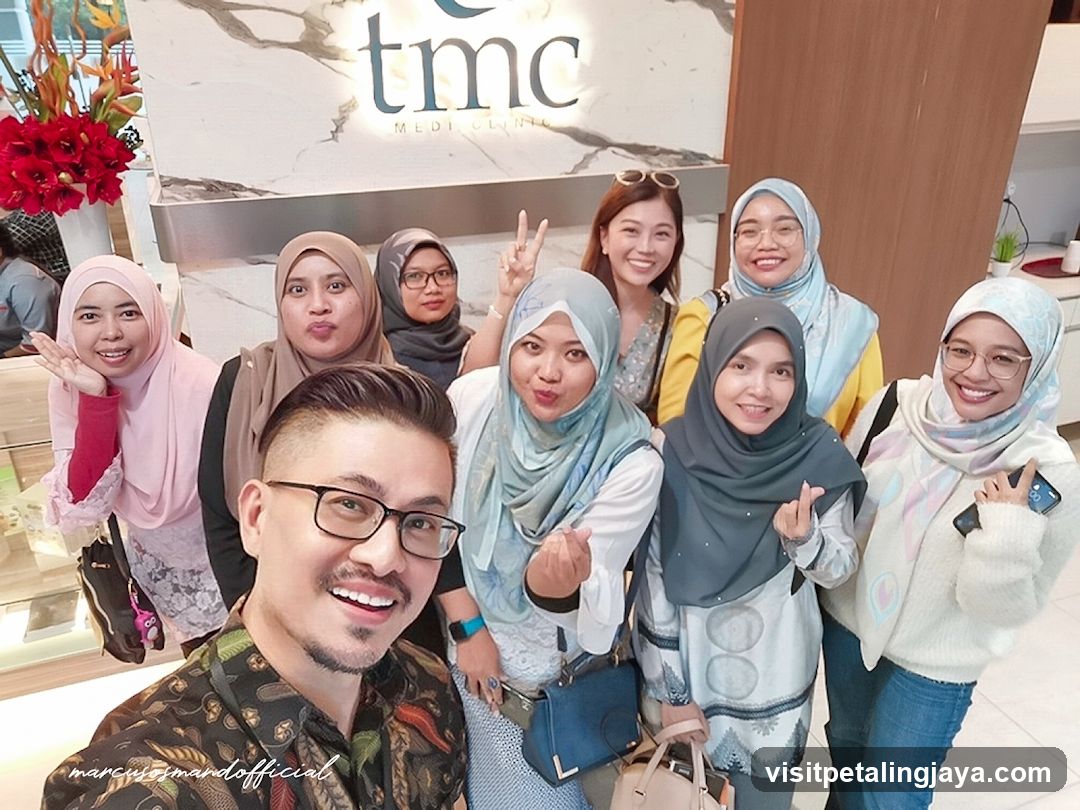 Group selfie at TMC Medical Clinic