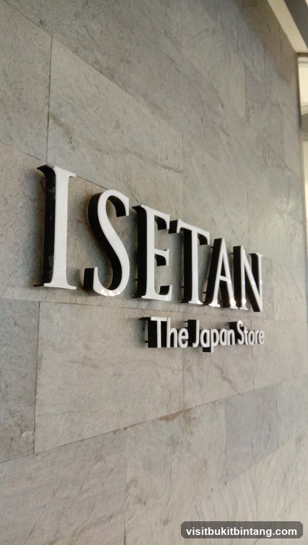 ISETAN The Japan Store Sign