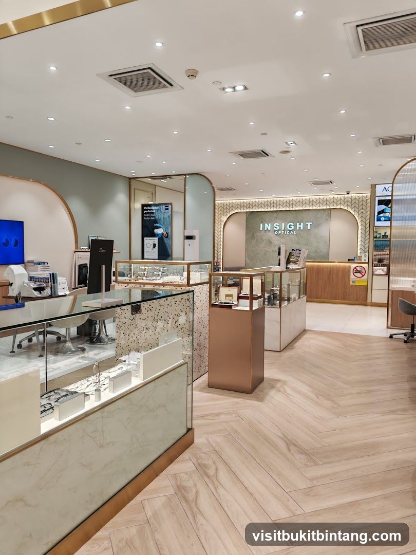 Optical shop interior