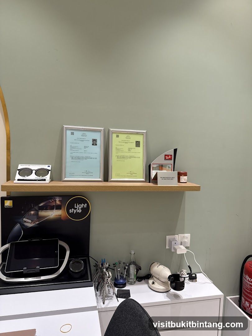Optician's Desk Display