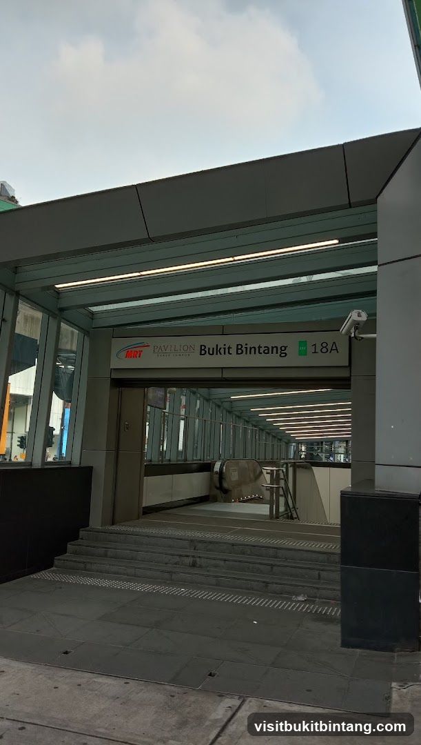 Pavilion Bukit Bintang MRT Station Entrance