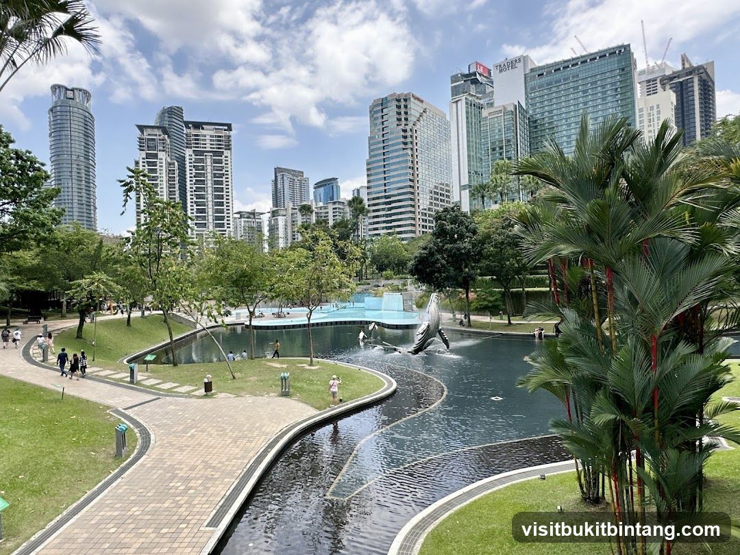 City Park with Fountain